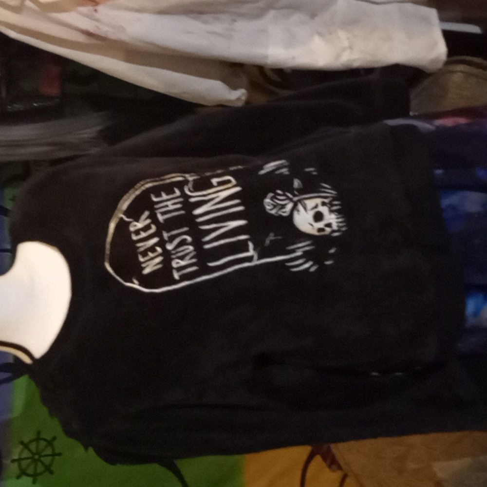 Gothic never trust the living black craft sweater